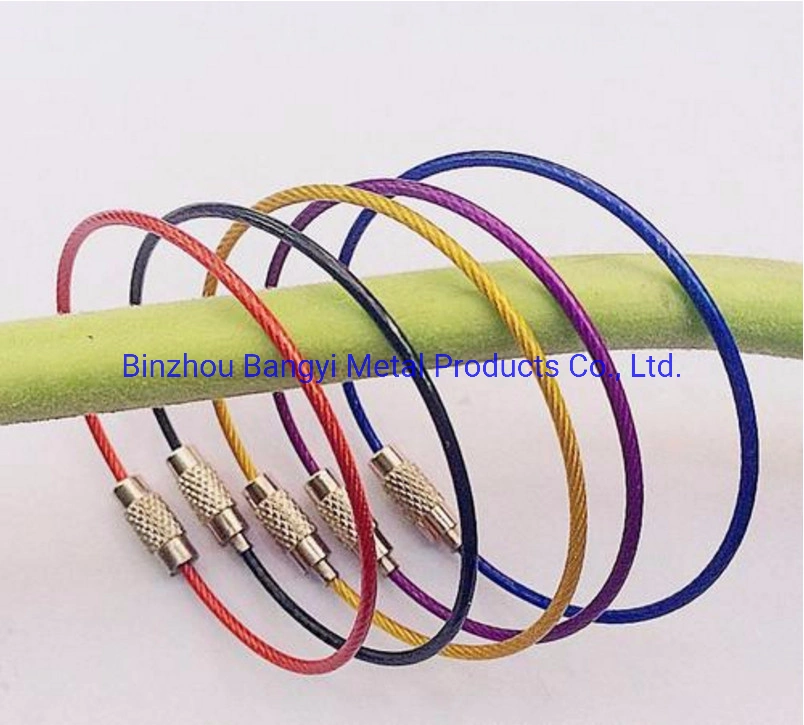 Gym Cable Steel Wire Rope PVC Coating 7X19